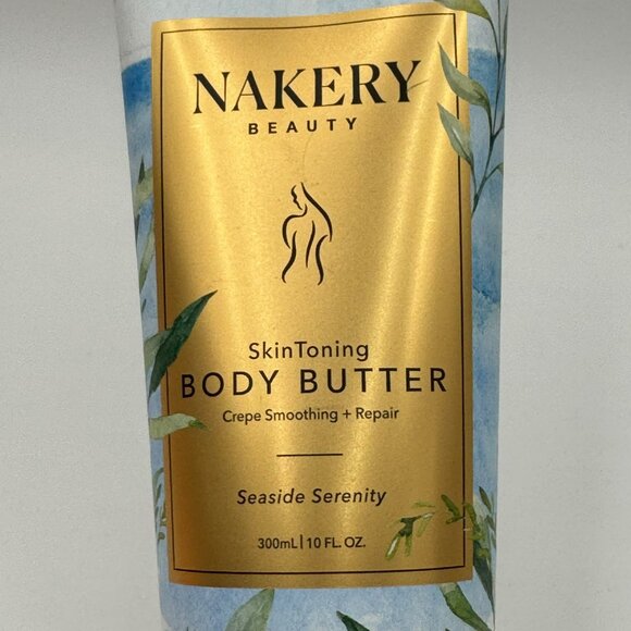 Nakery Beauty Seaside Serenity Skin-Toning Body Butter 10oz Hydration + Serum-In - Picture 8 of 8